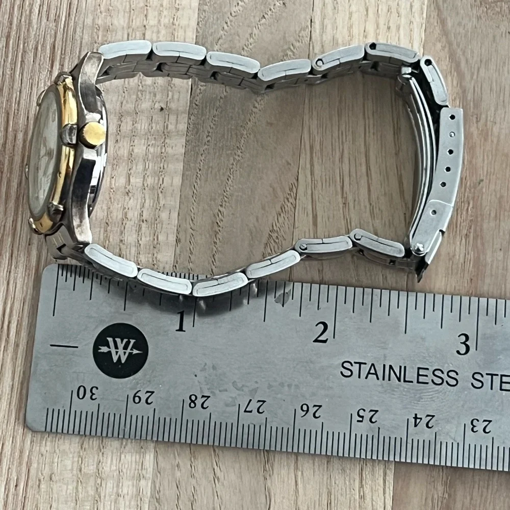 Wenger Ladies Watch S.A.K. Design White Dial Two Tone Bracelet Date Window